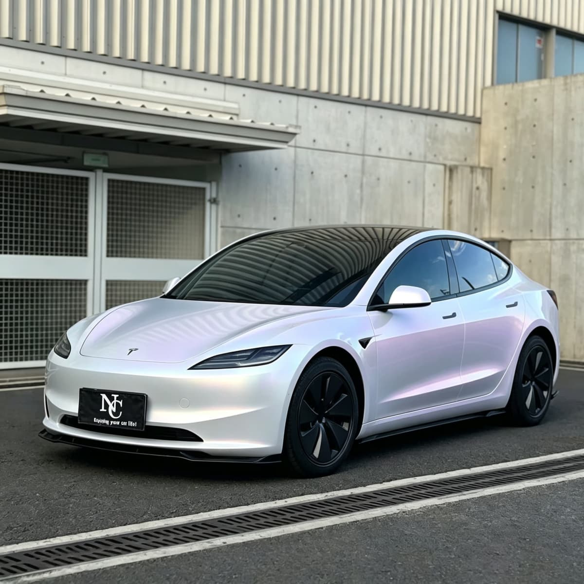 Self-Healing Tech-Silver Purple wrap for car