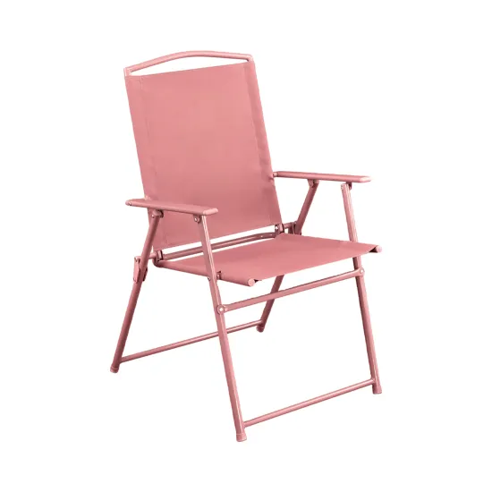 Garden Outdoor Furniture Foldable Portable Lightweight Armrest Chair