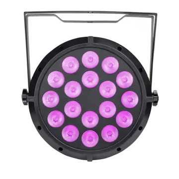 Stage Dmx512 control stage lighting wash 18*8W RGBW 4 IN 1 led flat par light for wedding party