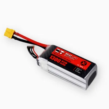 1300mAh 4S/6S 95C LiPo Battery for FPV Race Drone