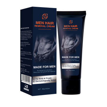 Men's Painless Depilatory Hair Removal Cream for Private Parts, Legs, and Body