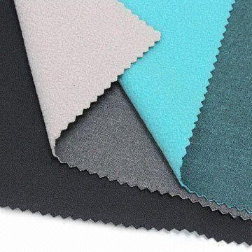 Fleece Fabric, Made of 100% Poly Heather Melange Stretch, with Anti-static Finish