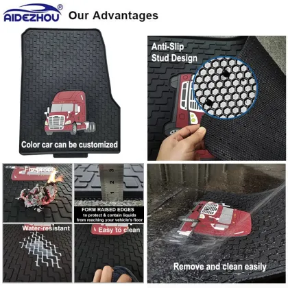 Truck Floor Liners and Mats for Peterbilt 379/389/579/567/385/357/378