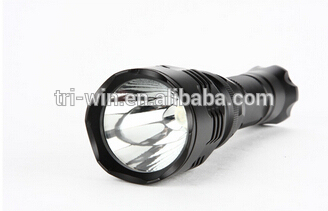 Strong Light Long Distance Rechargerable LED Flashlight