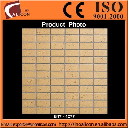 earthy yellow color with small point mosaics