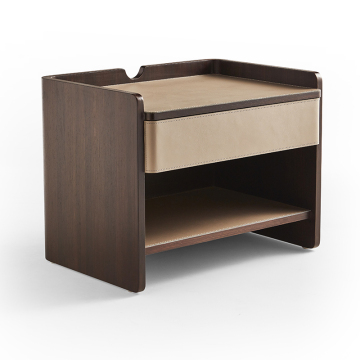 Black and White High-Grade Nightstand: A Fashionable and Atmospheric Choice