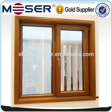 Moser white oak 85 Series wood -aluminum warm spacer triple glazed passive house window