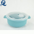 Hot sale low price relief binaural soup pots