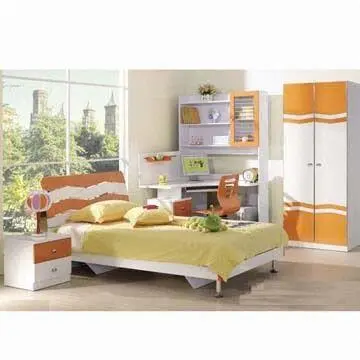 Bedroom Set, Includes Wardrobes, Bed, Bedside Cabinet, Desk