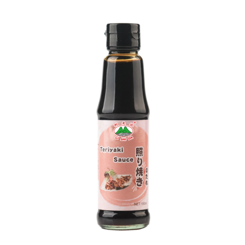 Thick teriyaki sauce is used to cook chicken