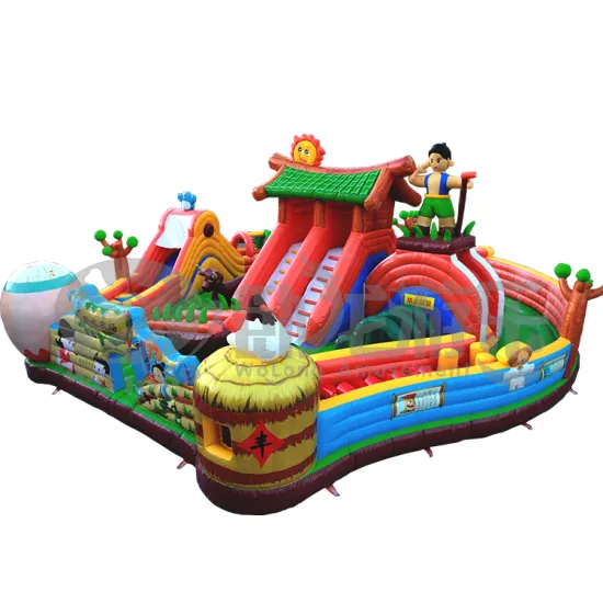 Popular Kids inflatable floating water slide