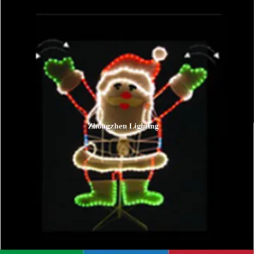 LED christmas motif light with christmas man,led rope light motif