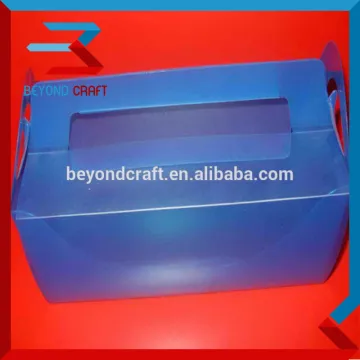 foldable clear Poly PP plastic transparent packaging box