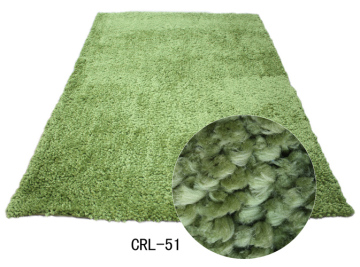 100% polyester thick yarn carpet plain color