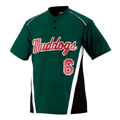 Sublimated quick dry plus size baseball shirt