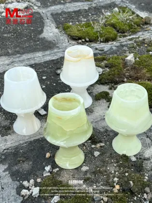 Natural Stone Aromatherapy Candle Holder Home Decor Christmas Ornament