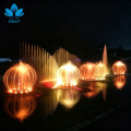 Fuente de agua de danza musical