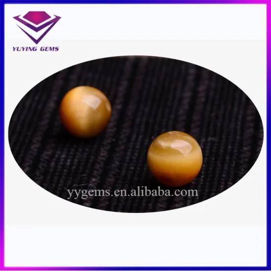 Cat's Eye Effect Precious Charm Natural Tiger Eye Stone Beads