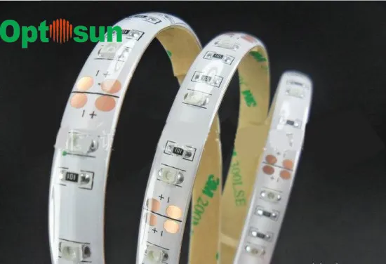 High Power Green Flexible 12v Smd 3528 Led Strip Light / 0.8a Waterproof Ip65 Led Strip Light