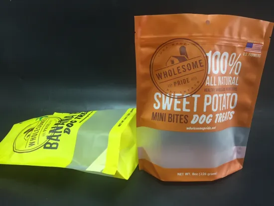 Plastic Pet Food Bag With Clear Window