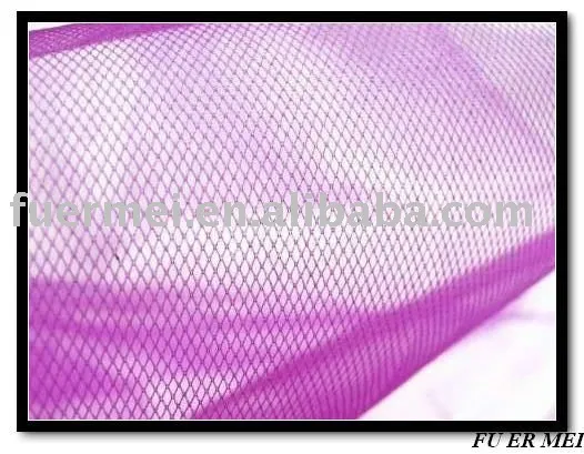 100% polyester mesh fabric with purple color