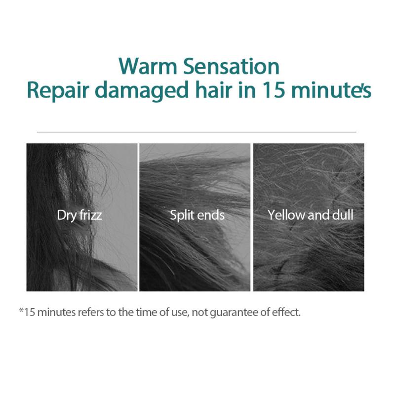 Automatic Heating Steam Hair Mask Smoothing Moisturizing Oil For Hair Treatments Dry Pure Scalp Hair Treatment Care Mask TSLM1
