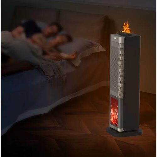 2000W Quick Heating PTC Heater with 3D Flame & Humidifier