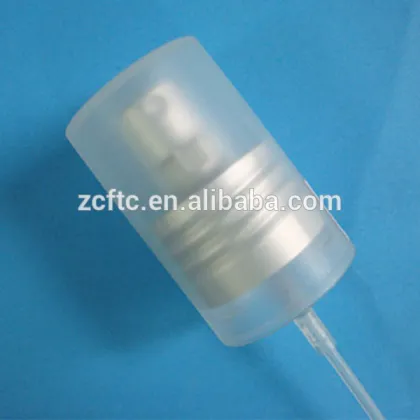 24/410 aluminum perfume sprayer with frost plastic overcap,aluminum sprayer for perfume with frost dustcap