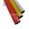 Colorful 3k jacquard triangular pattern carbon fiber tube