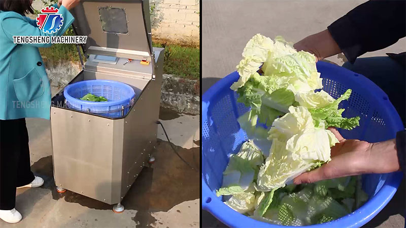 automatic industrial lettuce spinner