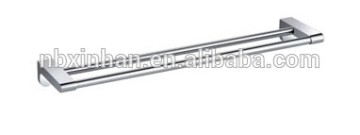 Chrome plating bathroom double towel bar