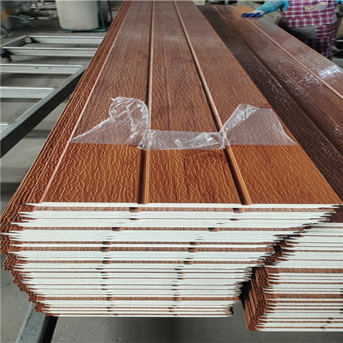 16mm PU insulated decoration wall panel used for steel structure prefabricated houses