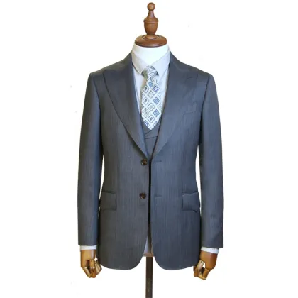 High End Italian Fabric Banker Suit Collection