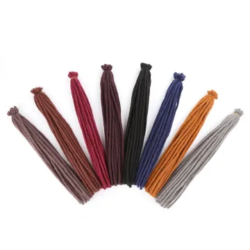 Cheap Dreadlocks 20 Inch Afro Synthetic Braiding Hair Extension Reggae Hair Accessories Dreadlocks Crochet Braids hair Faux Locs