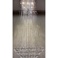 Hall Home Decoration Fancy Popular Luxury Perle tende in cristallo moderno a ciondolo interno lampadario