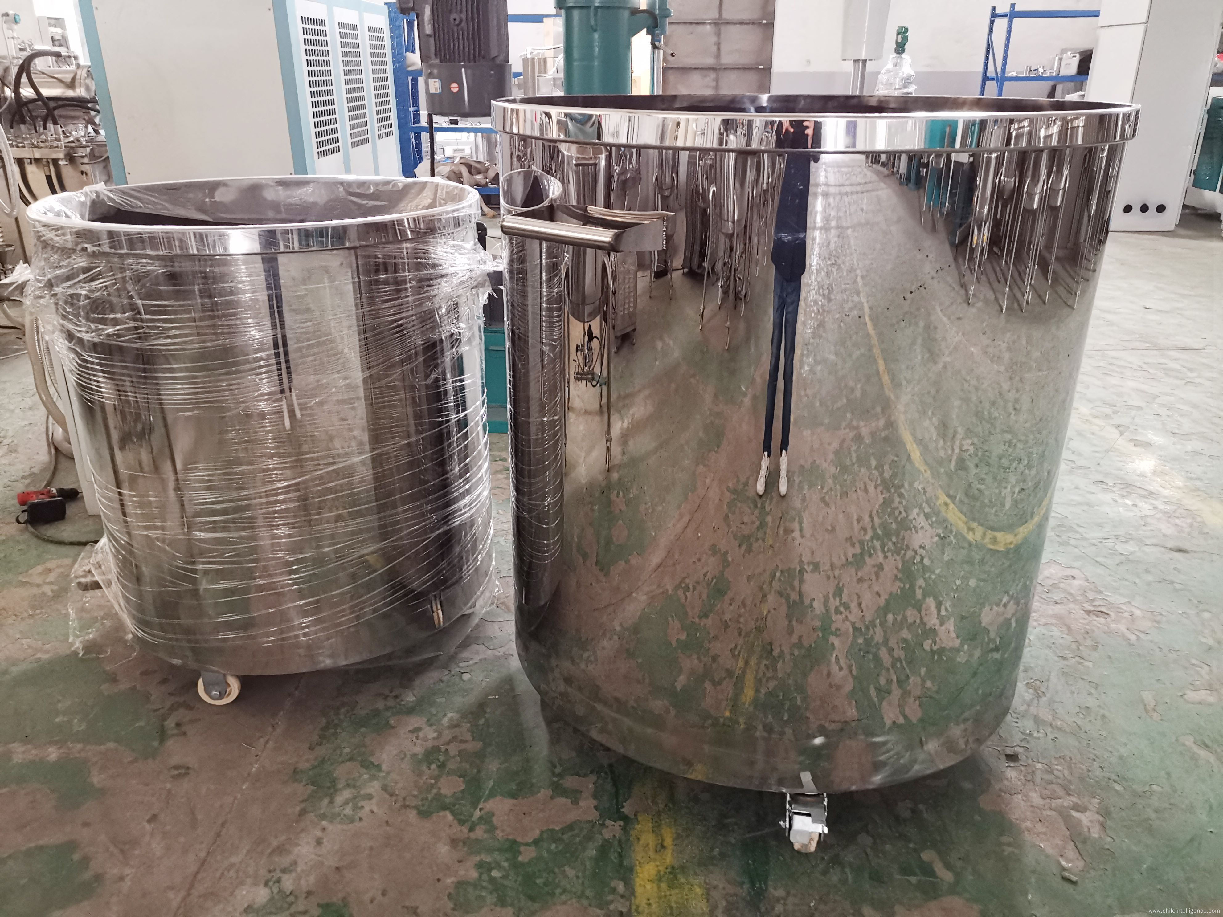 Movable tank Customized stainless steel mixing tank