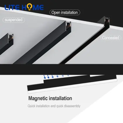 DC48v Led COB Magnetic Lighting System Spotlight