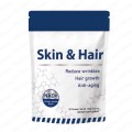NAD péptido de colágeno bebida de biotina en polvo para adultos piel cabello antienvejecimiento reducción de arrugas crecimiento y revitalización del cabello
