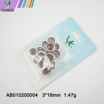 Charm Mixed Color Glass Stone Pendant Jewelry