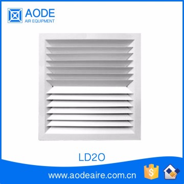 Aluminium ceiling air diffuser for HVAC system and air conditioning units, LD2O Two way opposite blade Rectangular Diffuser