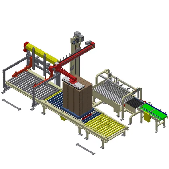 Fully Automatic Stacking and Packing Line