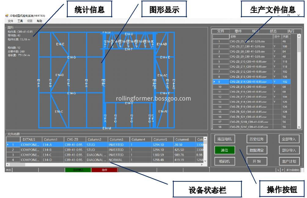 light gauge steel framing machine