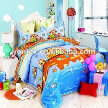 Cotton Reactive Printing Children Bedding Sheet Set