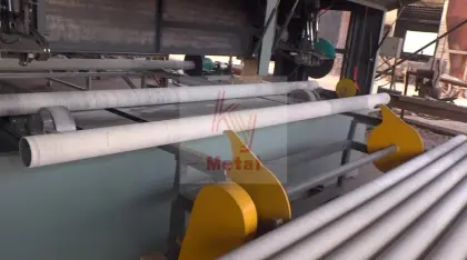 Cutting pipe and grinding pipe equipment