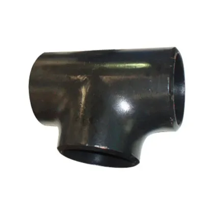 Black Welding Pipe Fitting Equal Tee