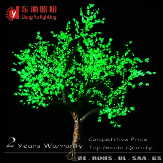 3.5 meter height 3328 leds waterproof outdoor artificial evergreen trees