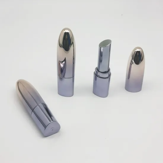 DIY Custom Lipstick: Bullet Shape, Purple Metal Packaging, High End Lipstick Tube