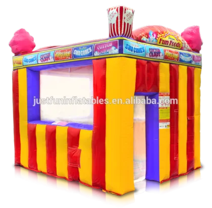 customized fun foods inflatable booth stand for sale