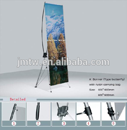 Portable Folding Exhibition X Banner Display Stand