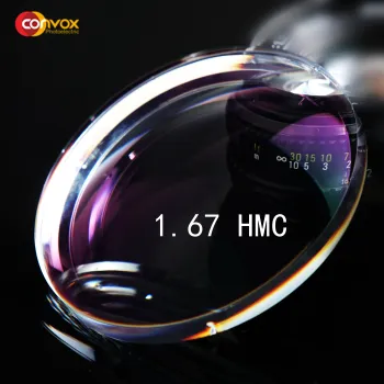 High Index Resin Optical Lens 1.61 1.67 1.71 Single Vision EyeGlasses